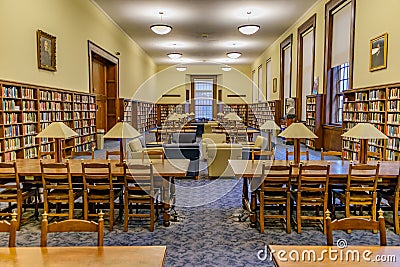 Wise Library at West Virginia University Editorial Stock Photo