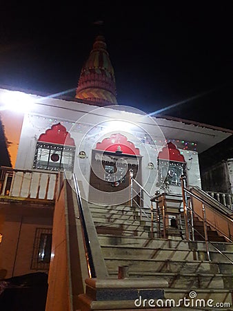 Southindian temple in mumbai location Stock Photo