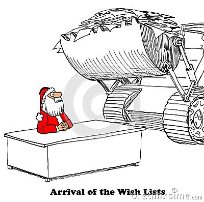 Wish Lists Stock Photo