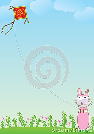 Wishing Send Far Away_eps Vector Illustration