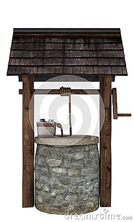 Wishing well Stock Photo