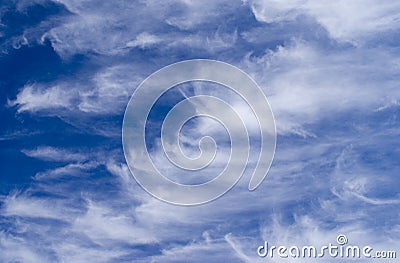 Wispy Clouds Stock Photo