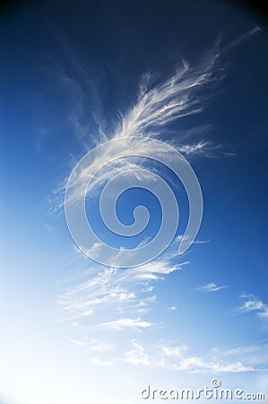 Wispy Clouds Stock Photo