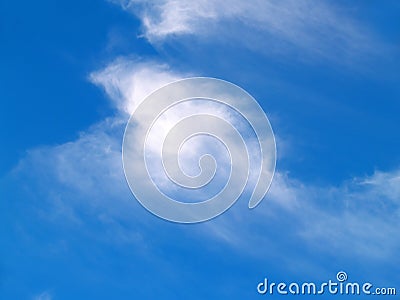 Wispy clouds Stock Photo