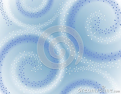 Wispy Soft Blue Spring Background Stock Photo