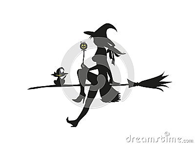 Witch Vector Illustration