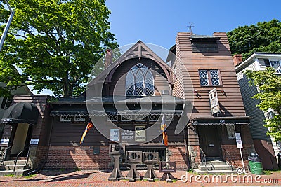 Witch Dungeon Museum, Salem, Massachusetts, USA Editorial Stock Photo