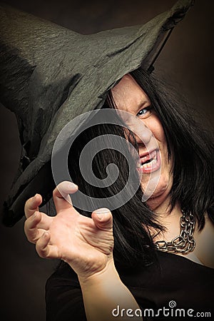 The Witch. Stock Photo