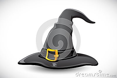 Witch Hat Vector Illustration