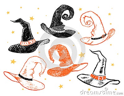 Witch hats Stock Photo