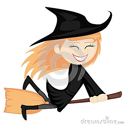 Witches all around Vector Illustration