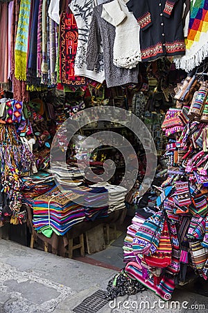 Witches market in La Paz, Bolivia Editorial Stock Photo