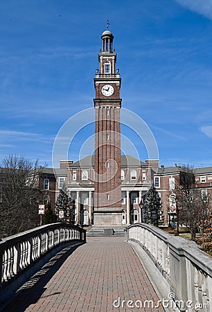 Withrow High School Bell Tower Editorial Stock Photo