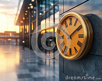 Witness the dynamic energy of a time-lapse sequence capturing a busy professional mastery over schedules See how meetings flow Stock Photo