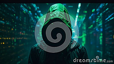 Enigmatic Code Alchemist. Generative AI Stock Photo