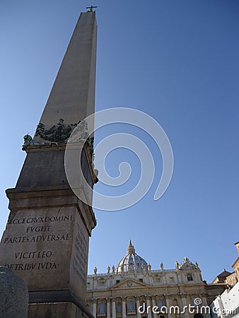 The witness at Saint Peter Stock Photo