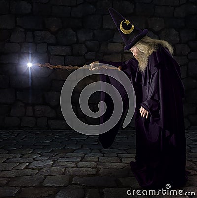 The Wizard Stock Photo