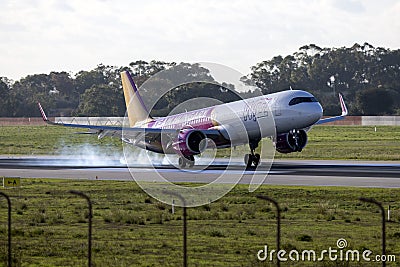 Wizz Air Airbus A321 in special livery Editorial Stock Photo