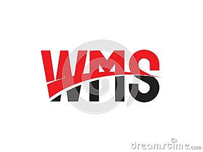 WMS Letter Initial Logo Design Vector Illustration Vector Illustration