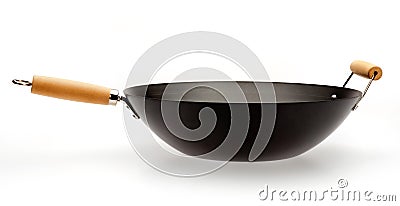 Wok Stock Photo