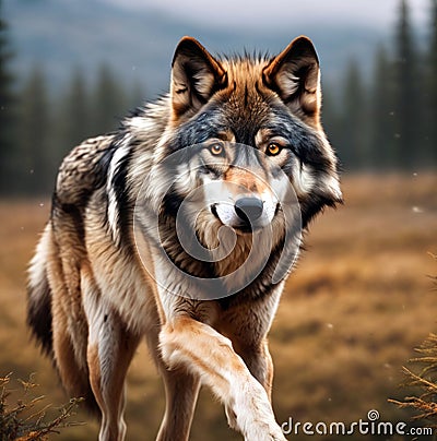 Wolf animal Stock Photo