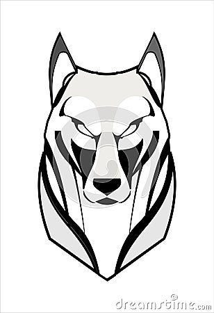 Wolf, coyote, husky, fox Vector Illustration