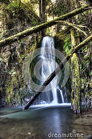 Wolf Creek Falls Stock Photo