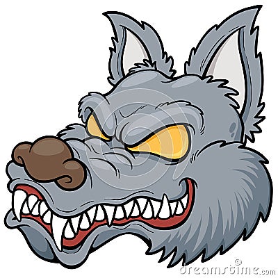 Wolf face Vector Illustration