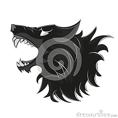 Wolf head logo Vector Illustration