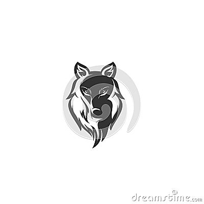 Wolf Logo Vector Stock Photo