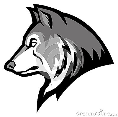 Wolf mascot Vector Illustration