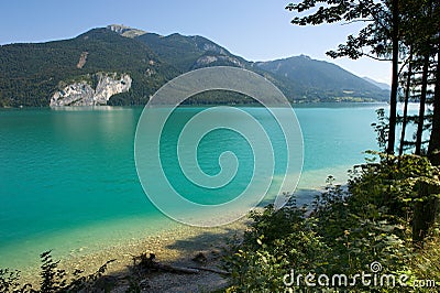Wolfgangsee in Austria Stock Photo