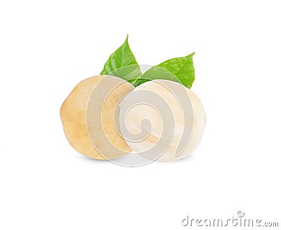 Wollongong fruit on white background Stock Photo