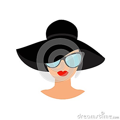 https://thumbs.dreamstime.com/x/woman-black-hat-sun-glasses-avatar-people-icon-collection-cute-cartoon-character-beautiful-face-red-lips-female-head-72001813.jpg