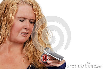 Woman Credit Cards Stock Photo