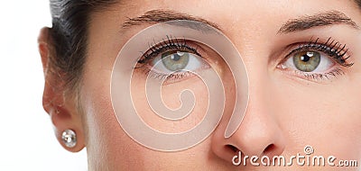 Woman eyes Stock Photo