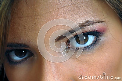 Woman face and eyes Stock Photo