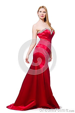 Woman in fashion clothing Stock Photo