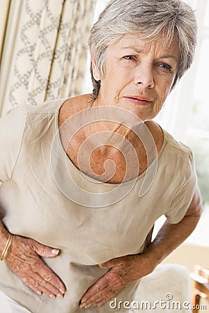 Woman Feeling Unwell Stock Photo