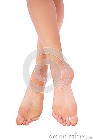 Woman feet Stock Photo