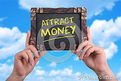 Attract money Stock Photo