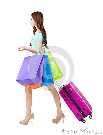 Shopping and traveling