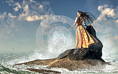 Marooned Stock Photo