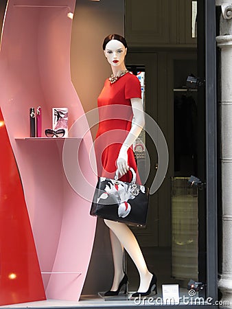 Woman mannequin Editorial Stock Photo