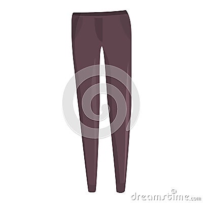 Woman pants icon cartoon vector. Female fashion Vector Illustration