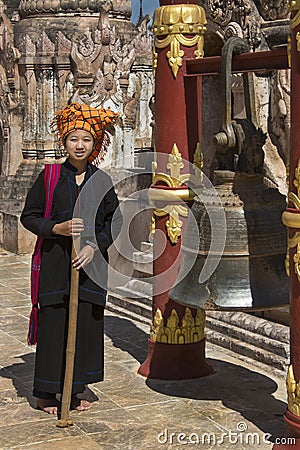 Kakku Temple - Shan State - Myanmar (Burma) Editorial Stock Photo