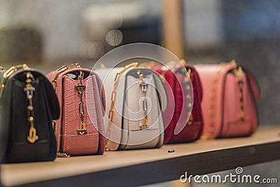 Woman purses Stock Photo