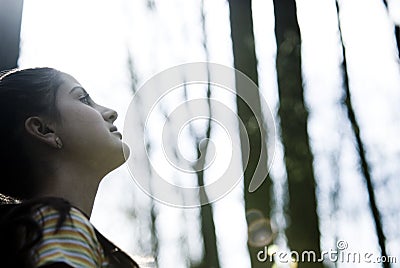 Woman resting. Stock Photo