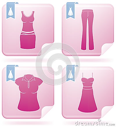 Woman's Clothing Vector Illustration