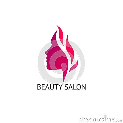 Woman's Face Silhouette Stock Vector - Image: 58472869